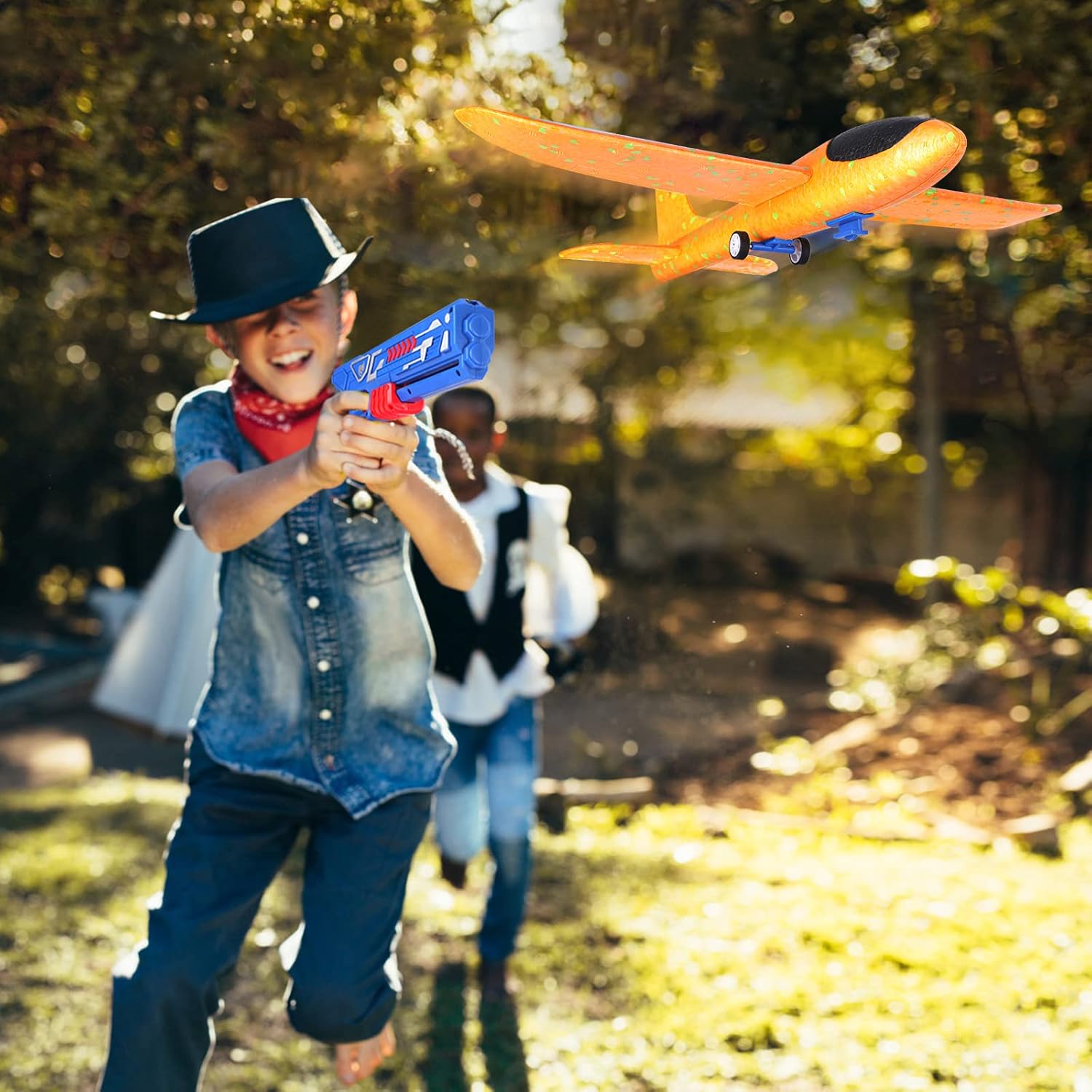 Detalle 2 de Flugzeug Spielzeug 2-in-1 Wurfgleiter