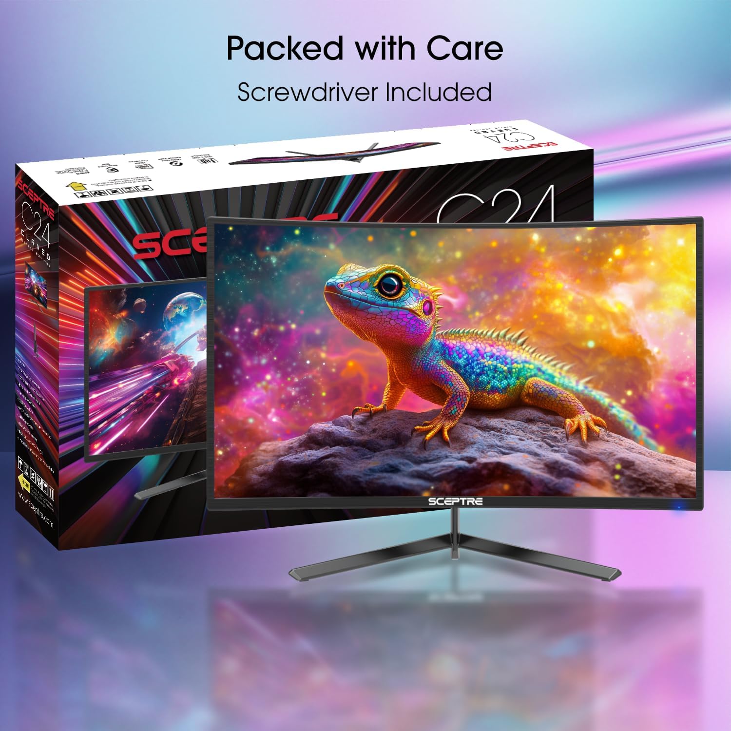 Thumbnail 1 de Sceptre C248B-FWT168 24-Inch Curved Gaming Monitor