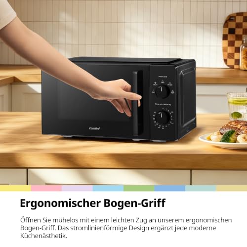Thumbnail 7 de COMFEE' Mikrowelle CMO-MM20L2NFPE(BK) – kompakte 20-Liter Mikrowelle, 700 W