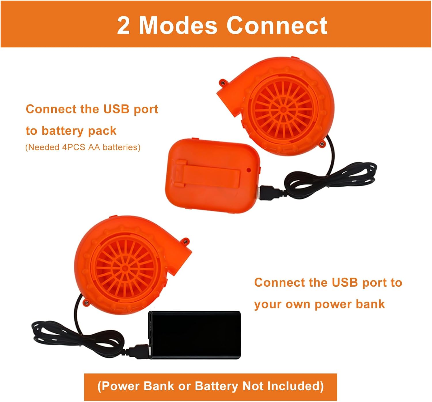 Detalle 2 de Kiddale Inflatable Costume Fan