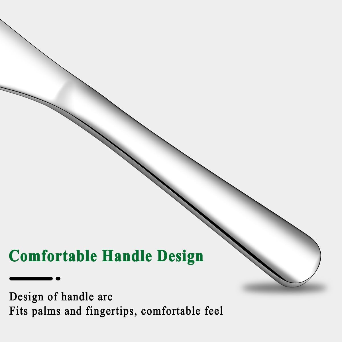 Detalle de HOMQUEN 6-Piece Butter Knife Set, 6 roestvrijstalen botermessen
