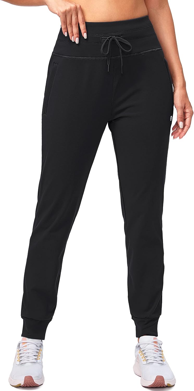 Detalle 2 de G Gradual Women's Fleece-Lined Joggers, Water-Resistant High-Waisted Hiking Pants