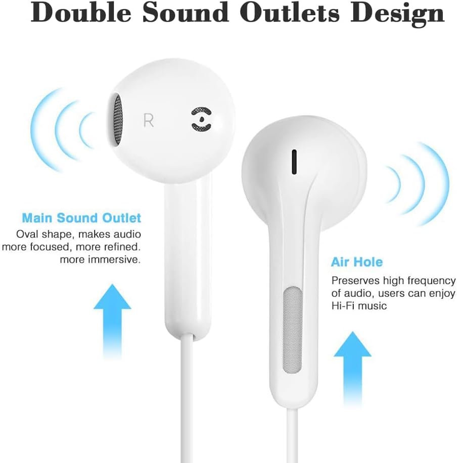 Thumbnail 3 de ANLTOXLUS 3 Pack Wired Earphones with Mic – In-Ear 3.5mm Jack