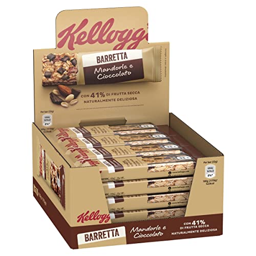 Detalle de Kellogg's Barrette Mandorle e Cioccolato Display 16x32g