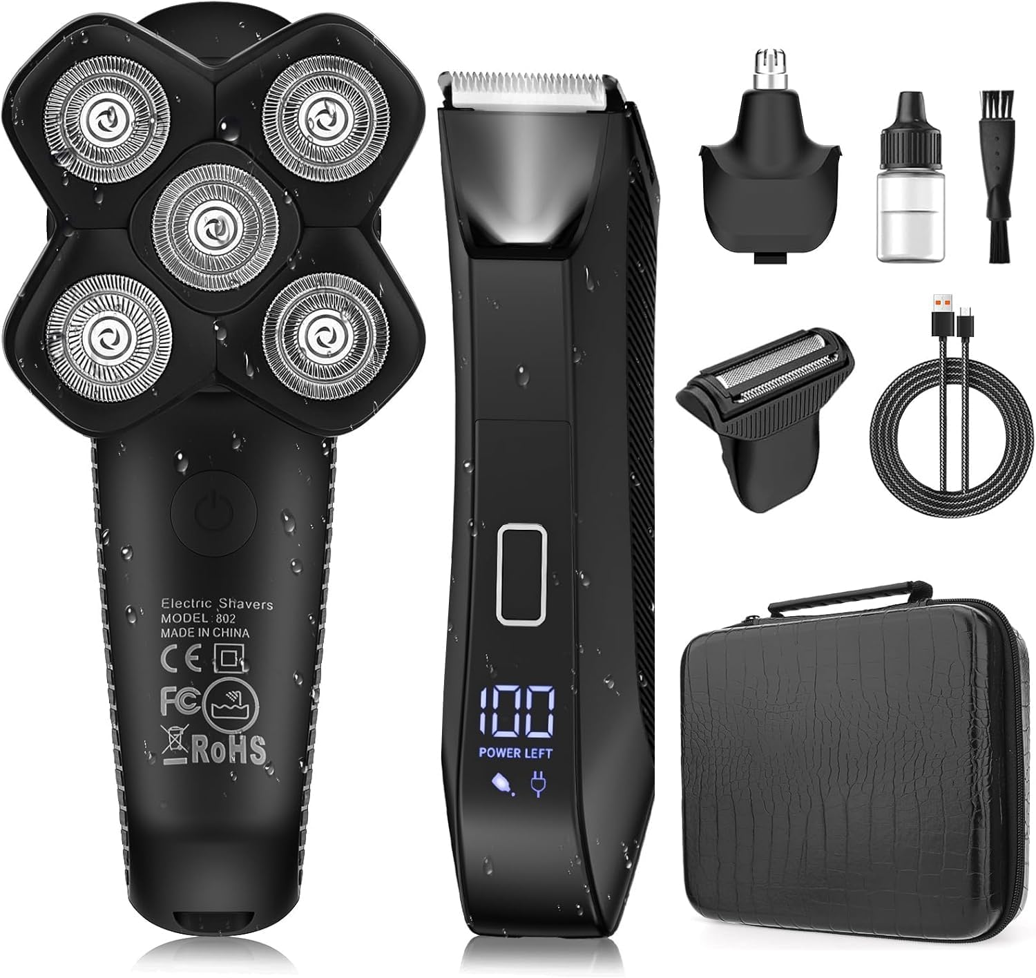 Detalle de Manscape Body and Ball Trimmer for Men: All-in-One Grooming Kit