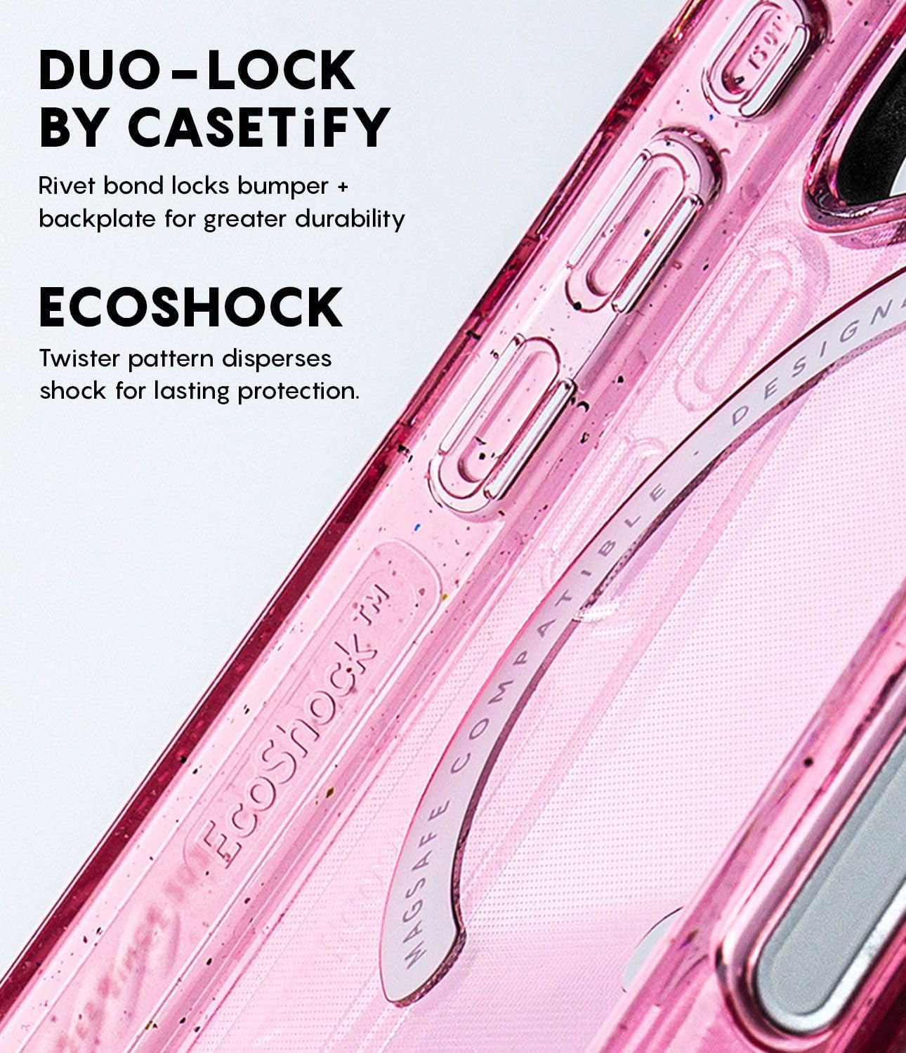 Detalle 2 de CASETiFY Impact iPhone 17 Pro Max Case — Slim, MagSafe Compatible with 8.2 ft Drop Protection