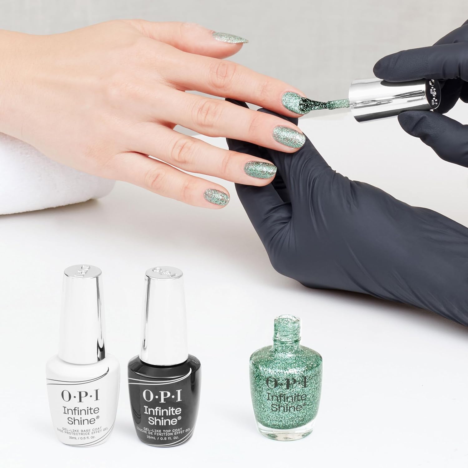 Thumbnail 4 de OPI Infinite Shine Holiday Collection nail polish (15ml) – vibrant shimmery shades with pre-cured gel technology