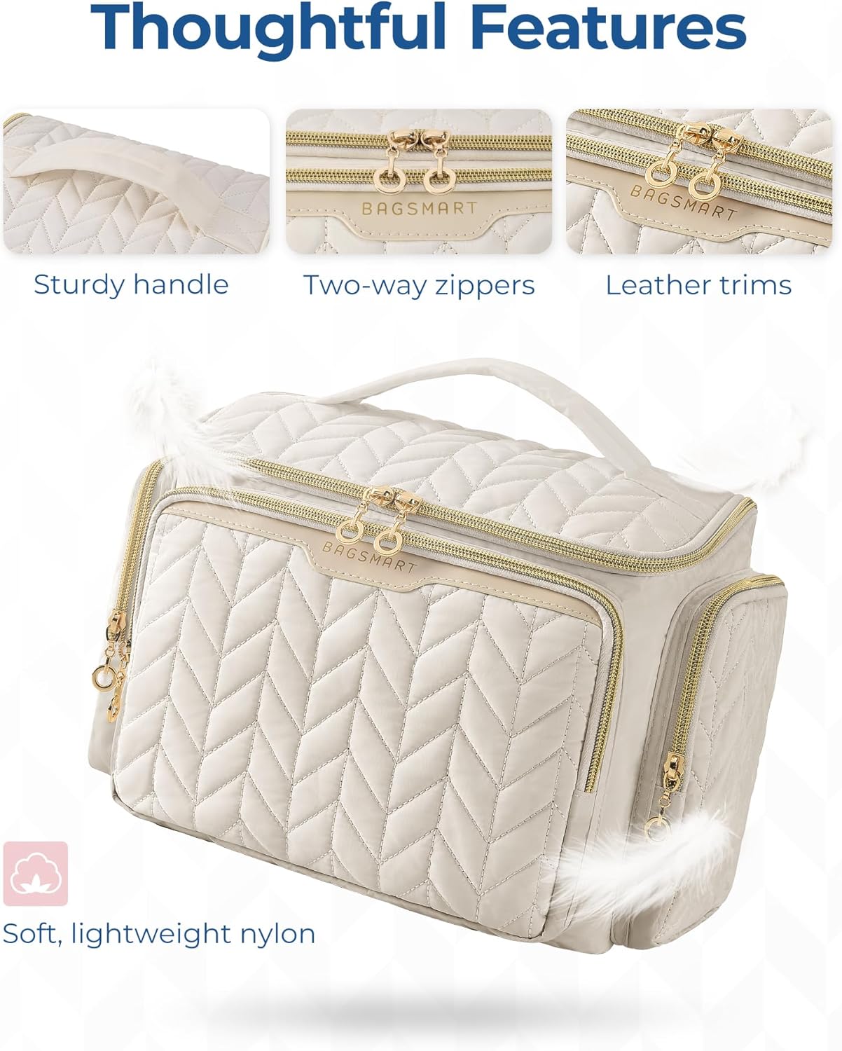Thumbnail 6 de BAGSMART Travel Toiletry Bag Large 1pc