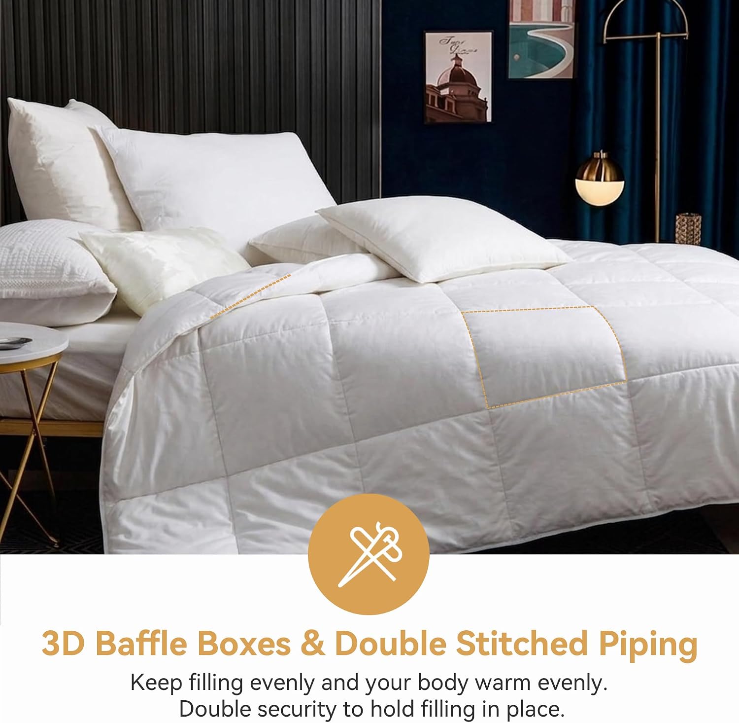 Thumbnail 4 de BedFabtasy Luxury King Duvet 4.5 Tog