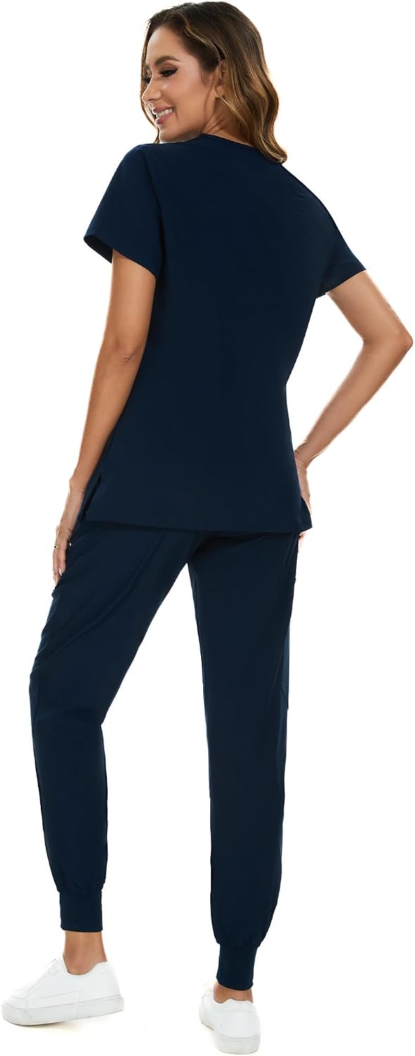Thumbnail 1 de COZYFIT Scrubs Set for Women, 8 Pockets