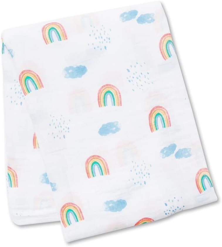 Detalle 1 de Lulujo muslin swaddle blanket, 47 in x 47 in