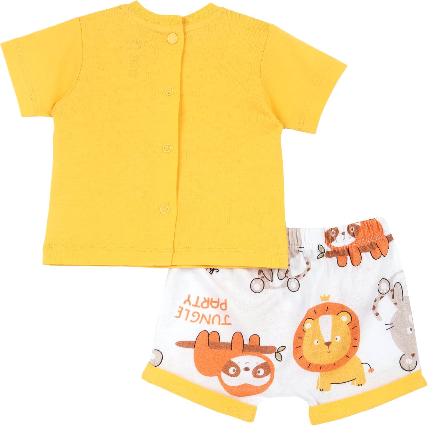 Detalle de Ensemble bébé Chicco avec T-shirt et Short – coton 0-24 mois, ouverture dos