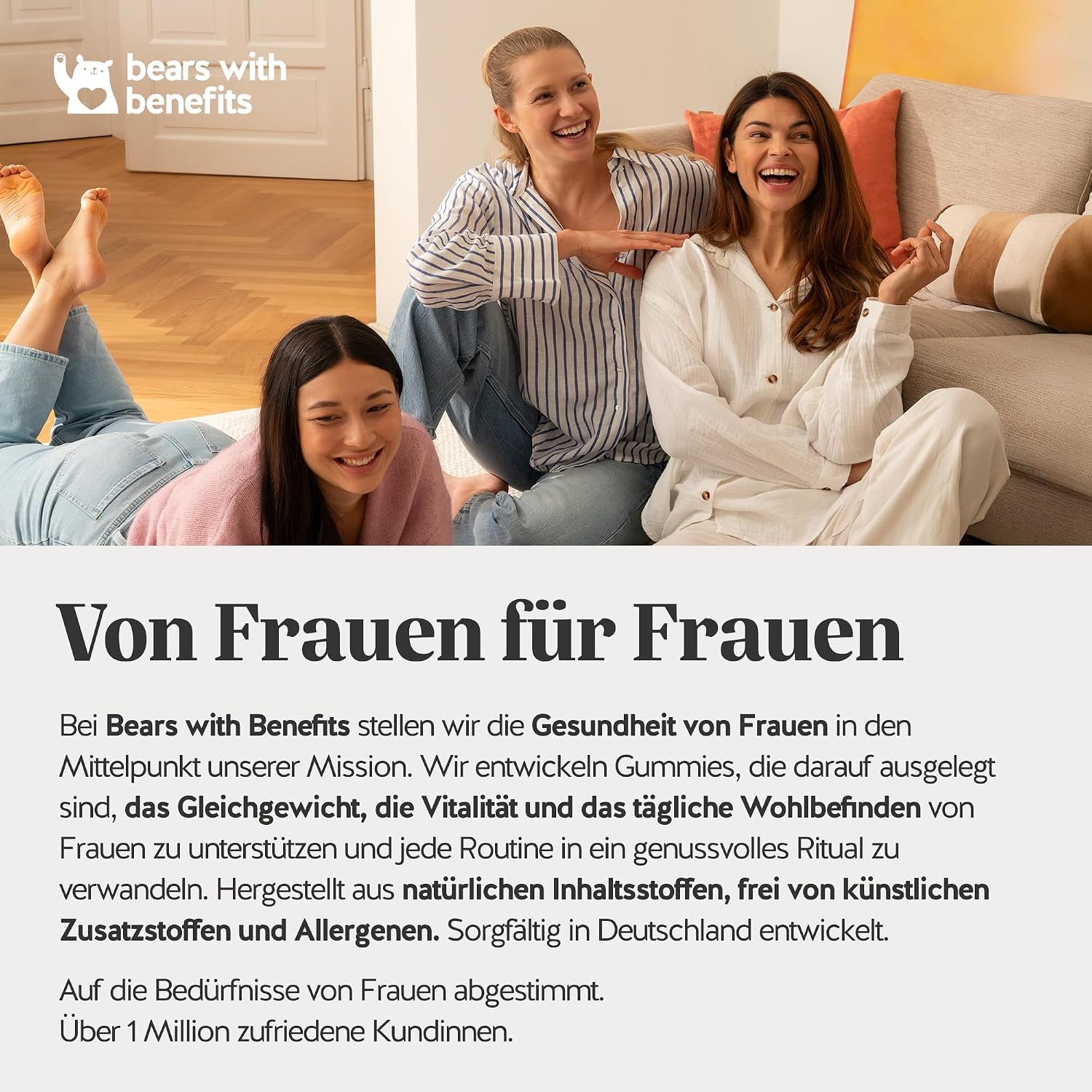 Detalle 2 de Ah-Mazing Hair Biotin Gummies – Vegane Biotin-Gummis mit 10.000 µg Biotin, Zink und B-Vitaminen