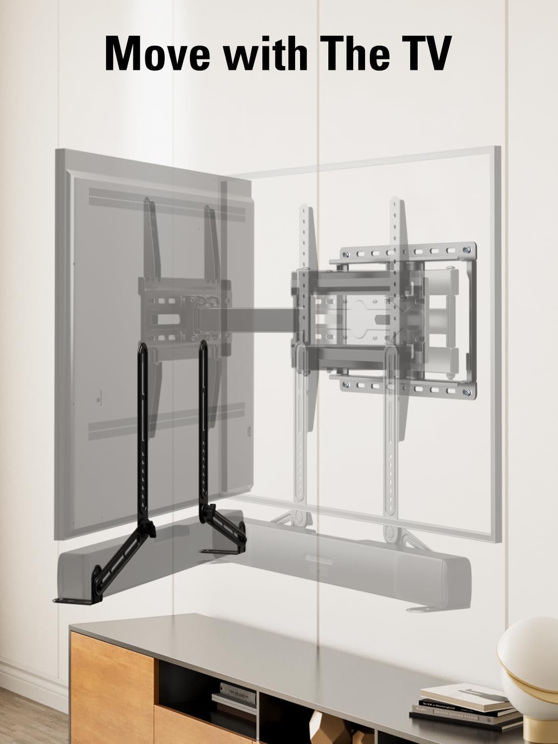 Detalle de Mounting Dream MD5420-021 soundbar bracket 6.8 kg