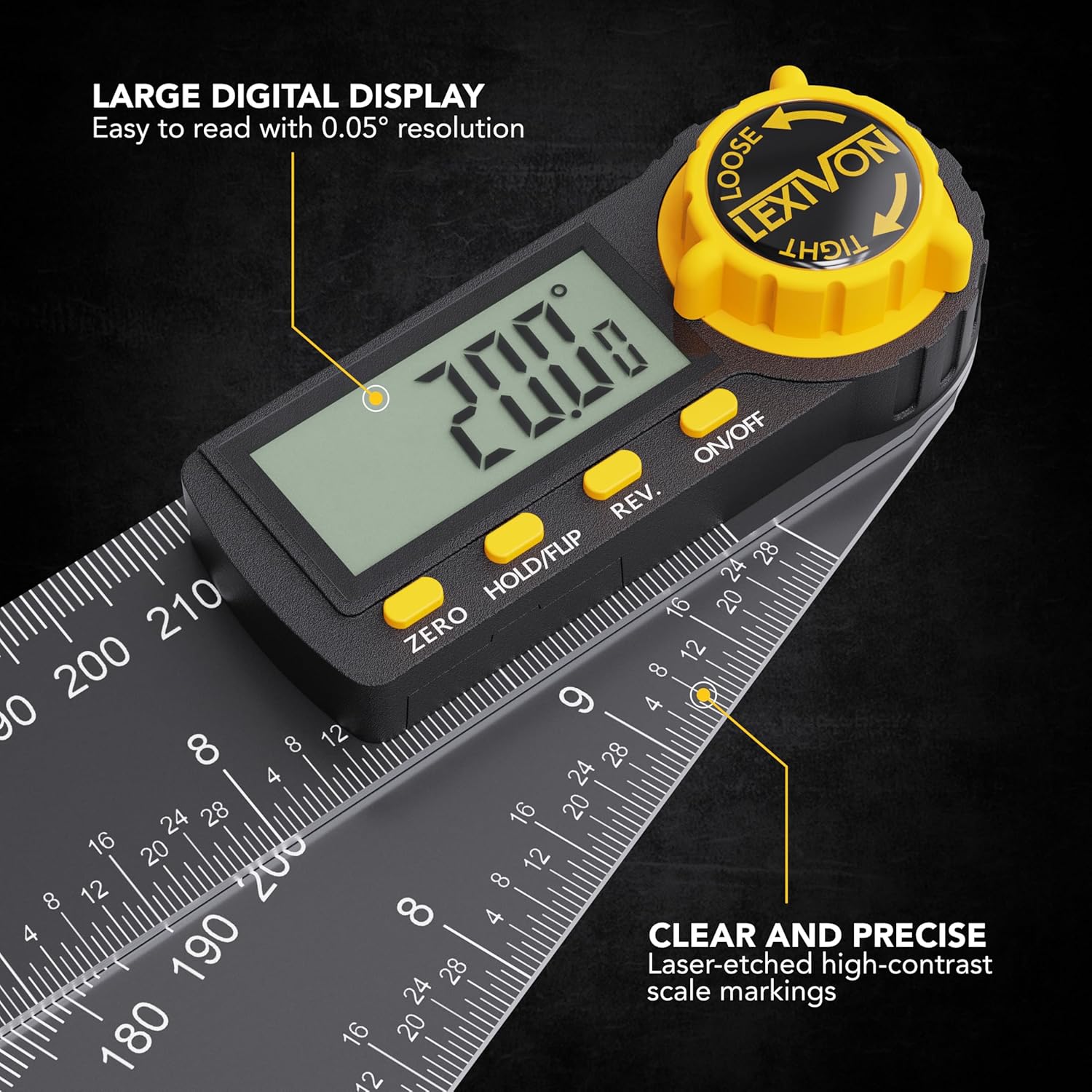 Thumbnail 1 de LEXIVON LX-DAF10 Digital Angle Finder