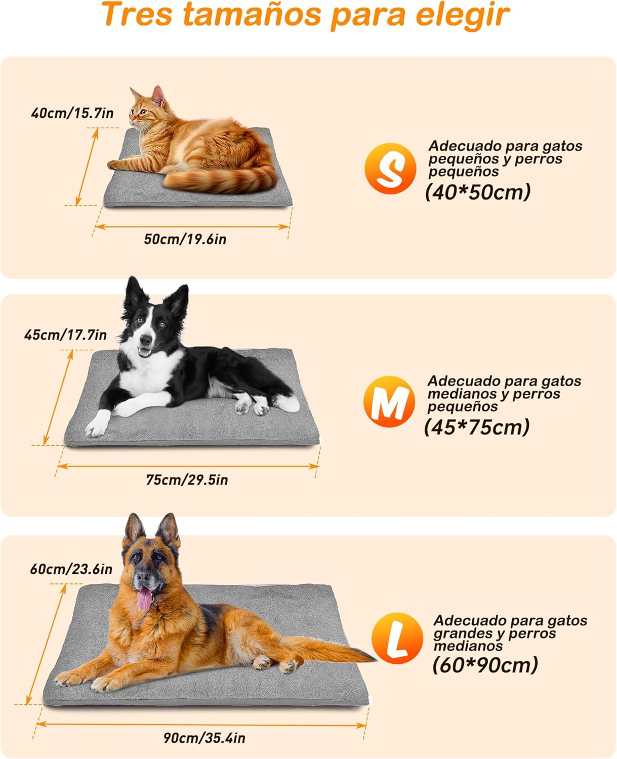 Thumbnail 6 de petnf Almohadilla térmica 45 x 75 cm 🐾