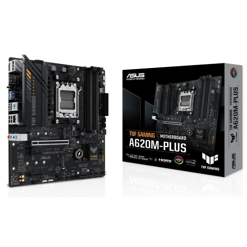 Detalle de ASUS TUF GAMING A620M-PLUS | Placa base robusta para Ryzen 7000 (AM5) orientada a juego