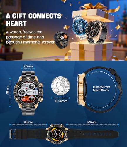 Thumbnail 8 de LIGE Montre Connectée Homme 1,43" AMOLED