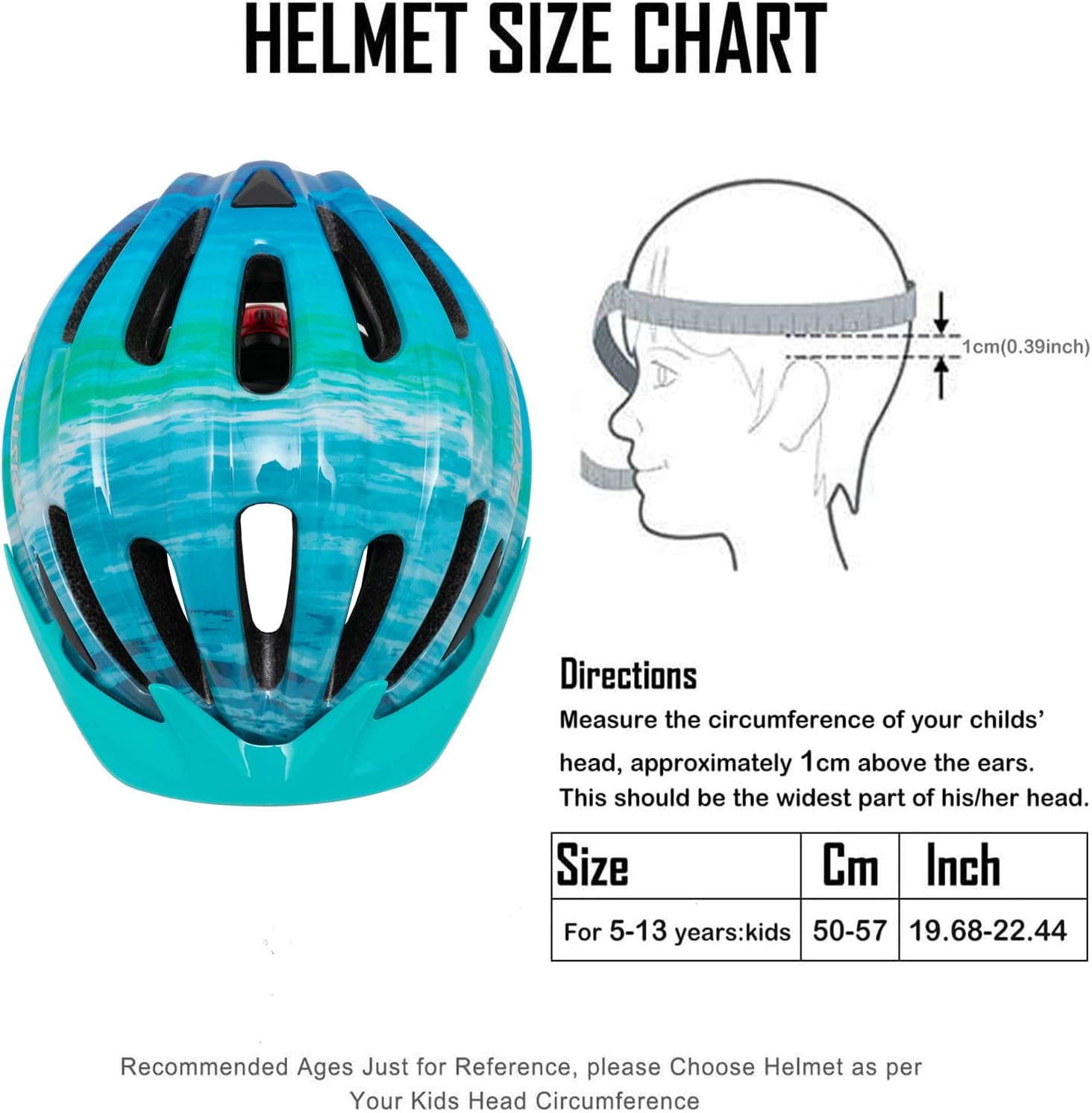 Detalle 2 de Kids bike helmet 50-57cm visor