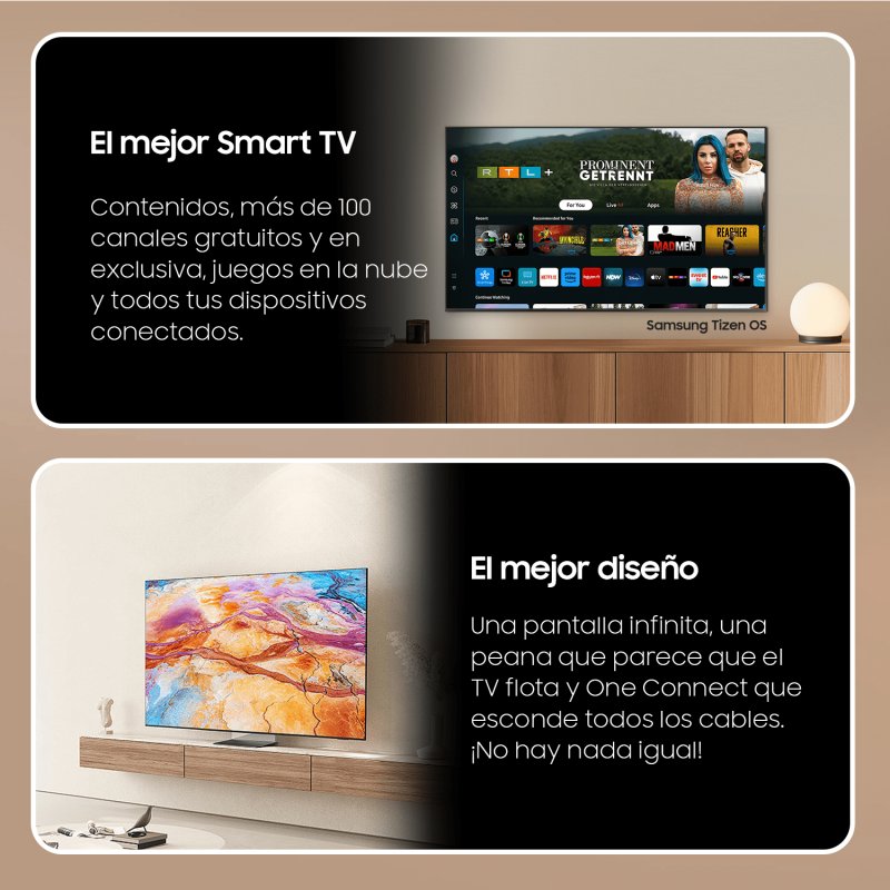 Detalle de Samsung QN900D Neo QLED 85” 8K Mini LED con sonido y IA