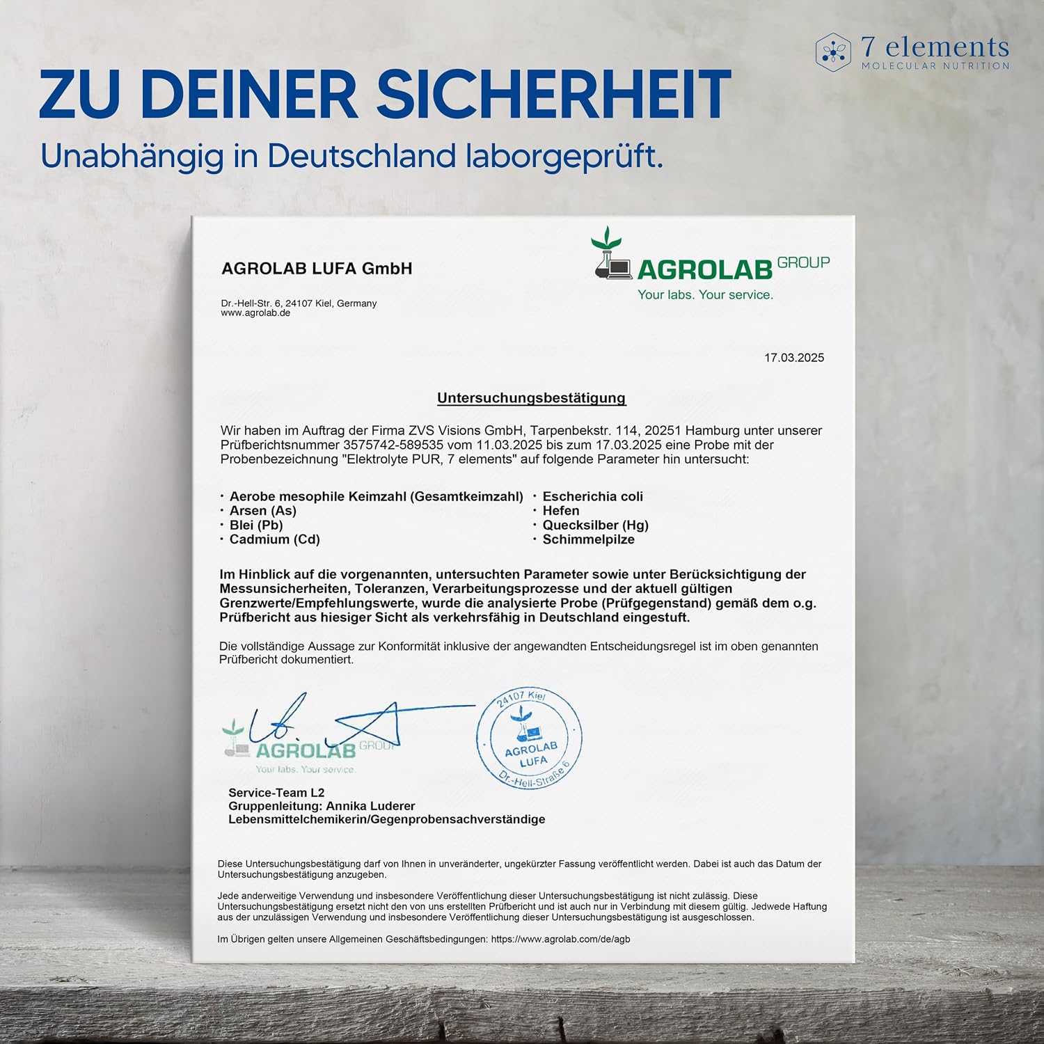 Thumbnail 6 de Elektrolyte PUR – Isotonisches Getränk ohne Zucker, 210 g (30 Portionen) – Keto-kompatibel, vegan, laborgeprüft