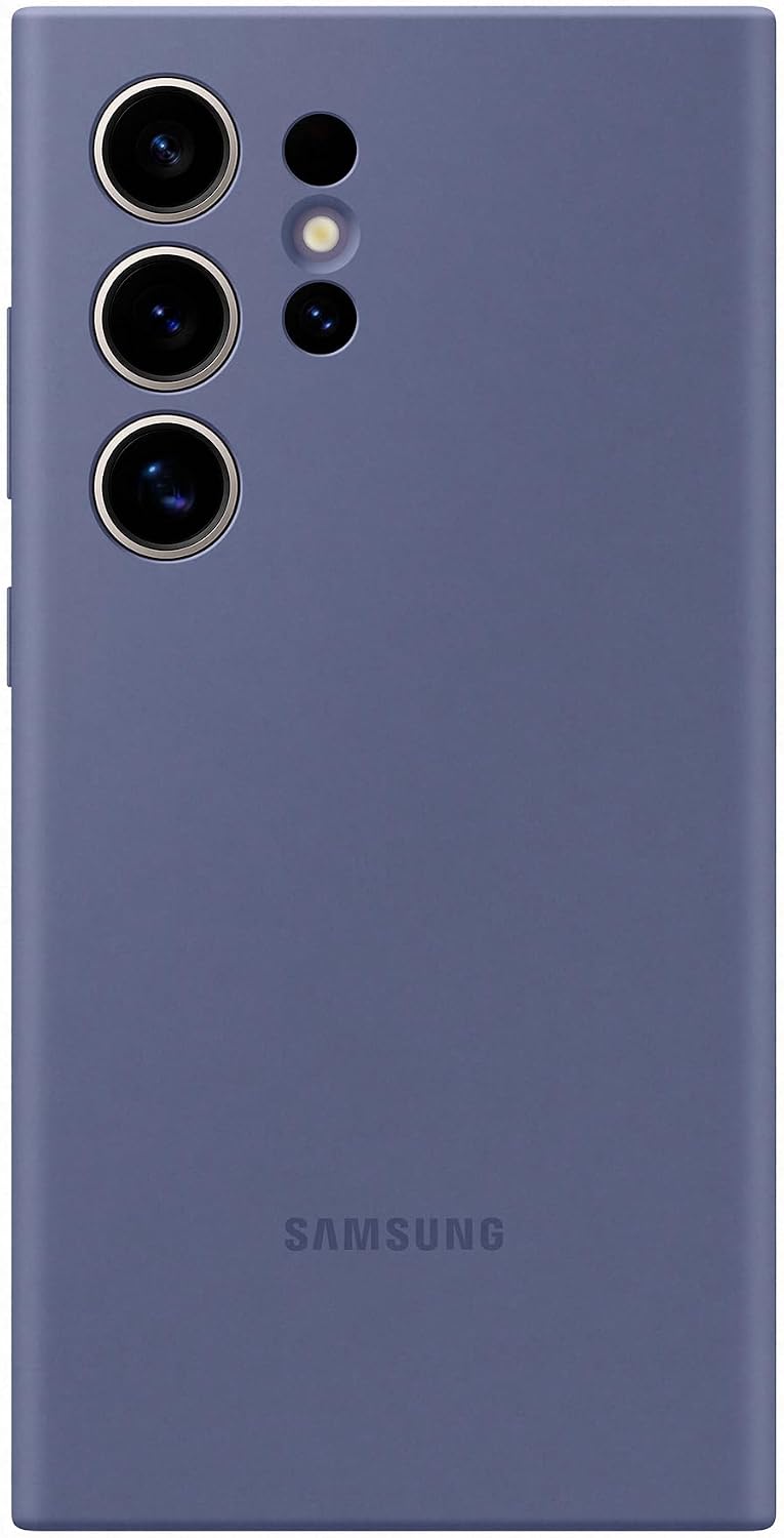 Thumbnail 6 de Samsung Silicone Case: custodia morbida color Dark Violet per Galaxy S24 Ultra