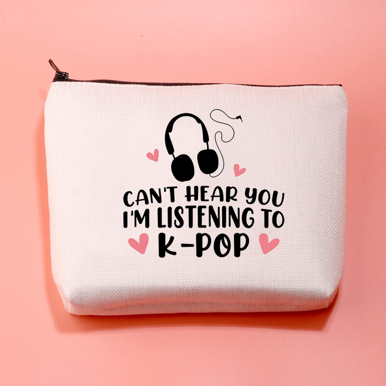 Detalle de JXGZSO K-pop Makeup Bag, Canvas