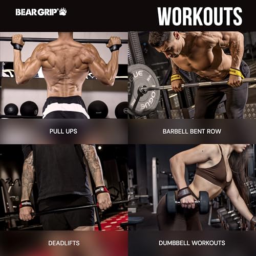 Detalle de BEAR GRIP Lifting Straps – Premium Weight Lifting Wrist Straps by BEAR GRIP