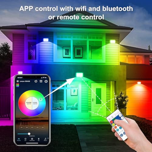 Thumbnail 7 de NATPOW Proyector LED RGB Exterior 100W con App y Mando 🎆