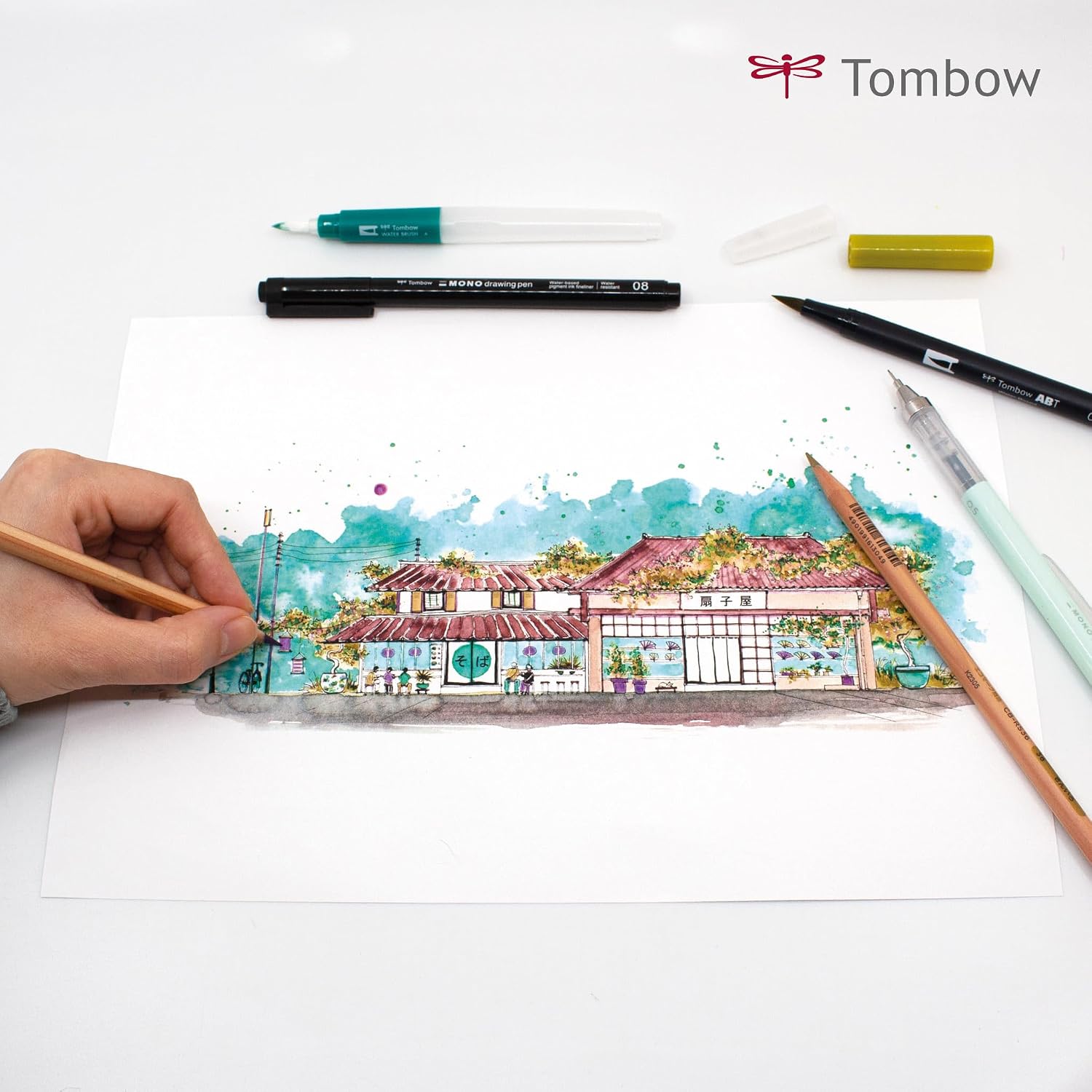 Detalle de Tombow Urban Sketching Japan Edition