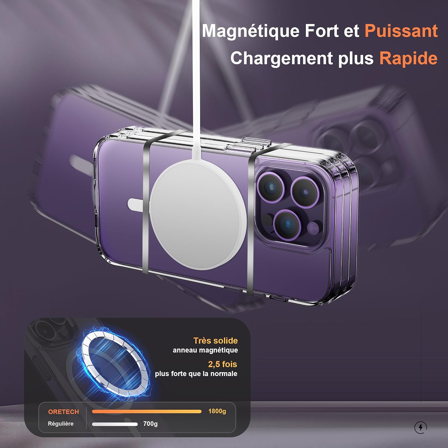 Detalle de Coque iPhone 14 Pro MagSafe 6,1