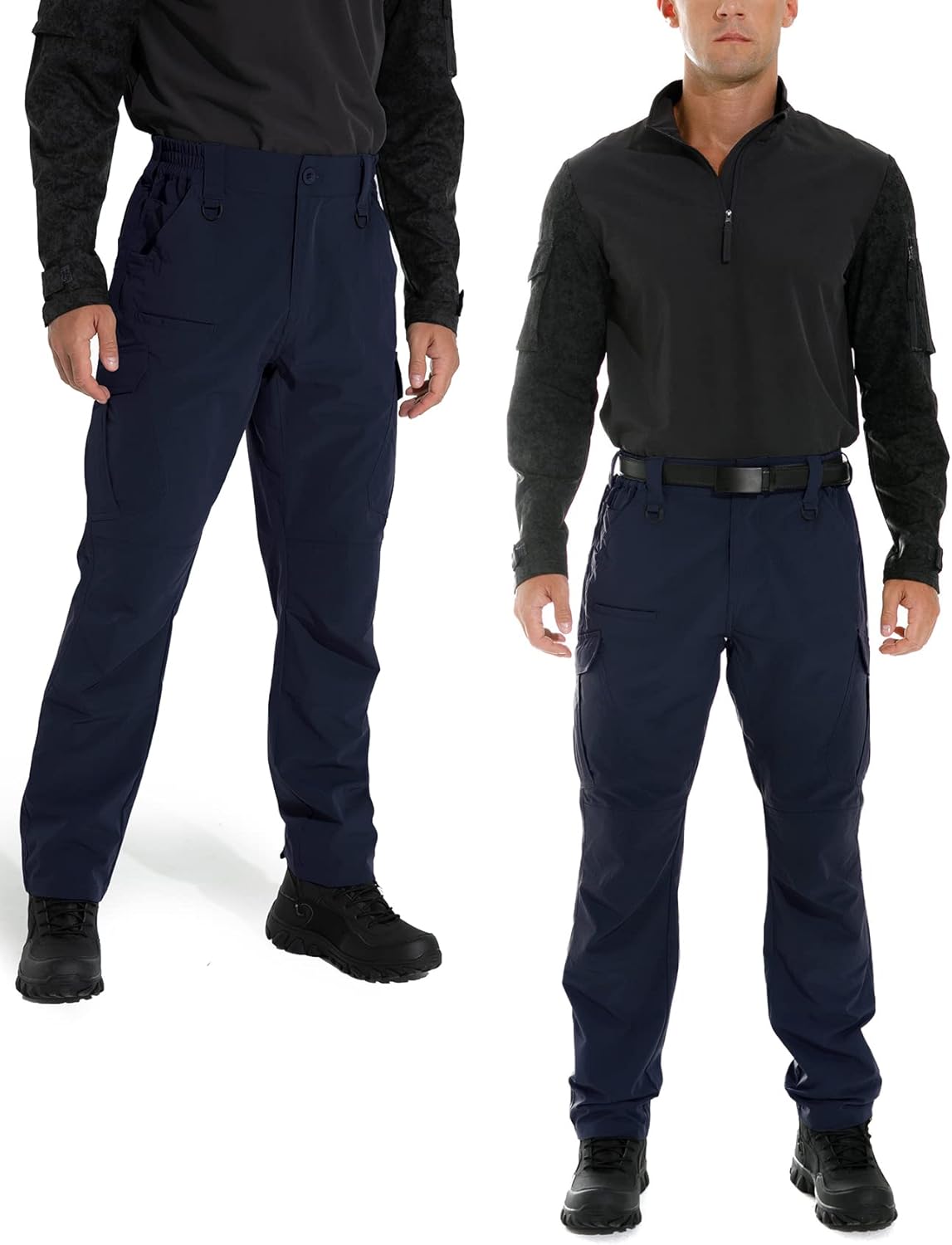 Detalle de KFUBUO Men's Lightweight Ripstop Tactical Cargo Pants