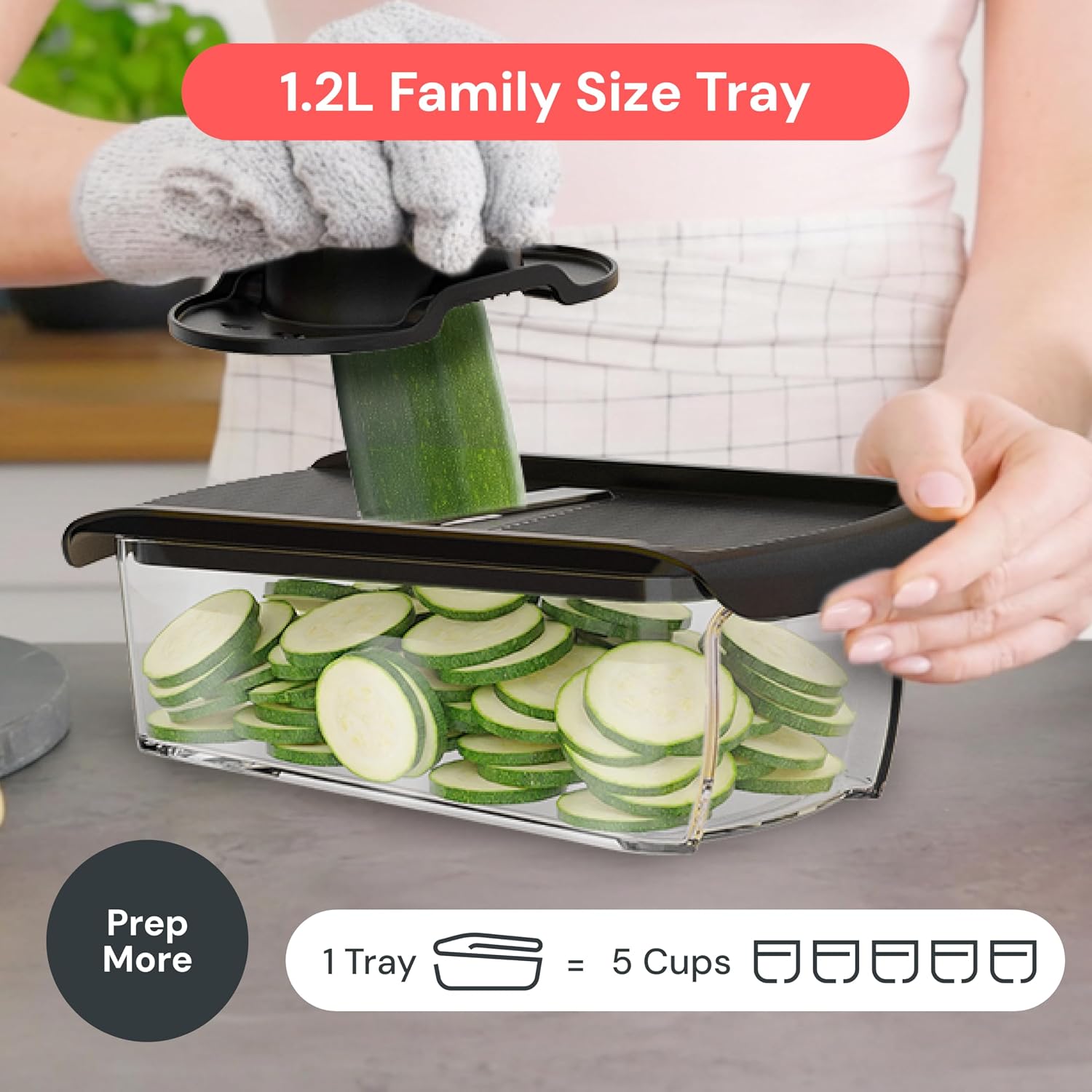 Detalle 2 de Fullstar Mandoline Vegetable Slicer, 5-Cup Container