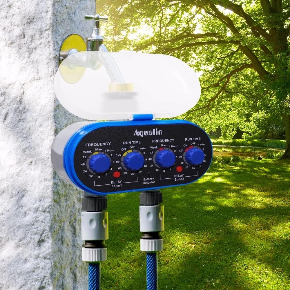 Detalle 2 de Aqualin Timer con valvola a Sfera per Sistema di irrigazione Automatico ed elettronico