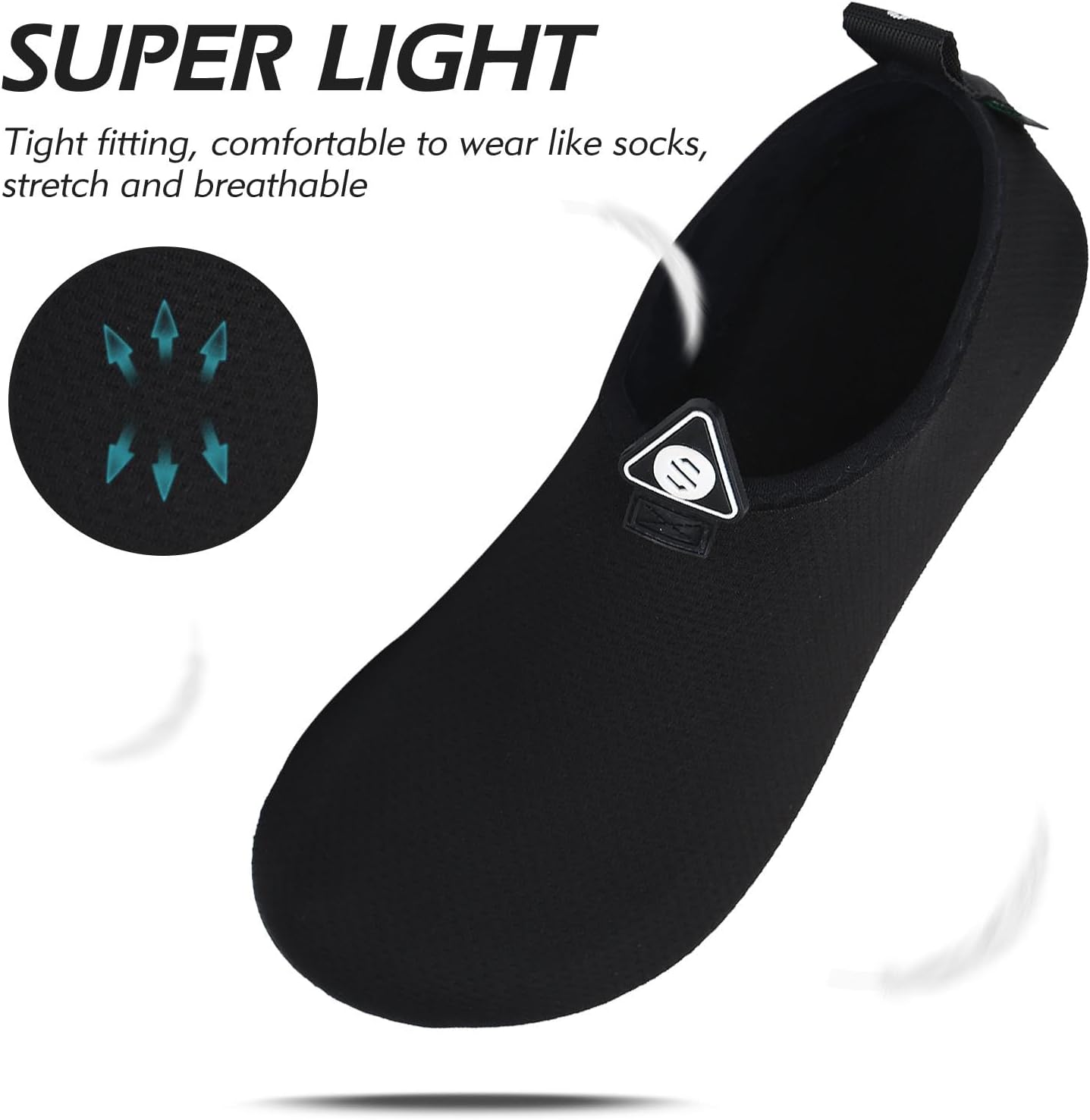 Thumbnail 3 de SAGUARO Unisex Badeschuhe – Wasserschuhe für Damen & Herren, schnell trocknend, rutschfest, 37–47 EU