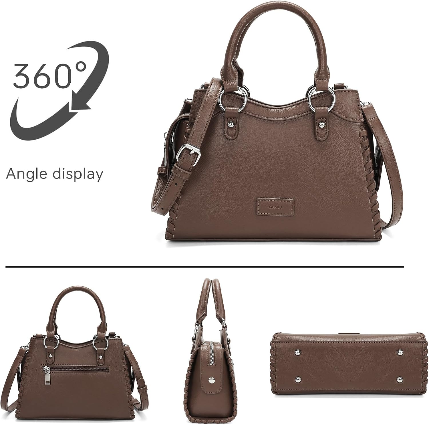 Thumbnail 6 de GEMIU Small Tote Bag in Vegan Leather