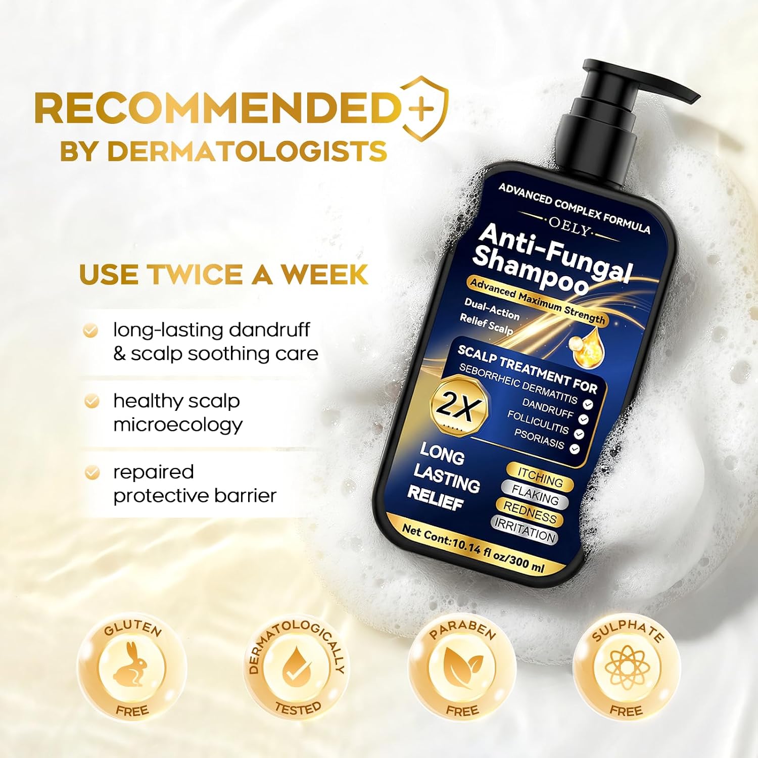 Detalle de Antifungal Shampoo, 10.1 fl oz