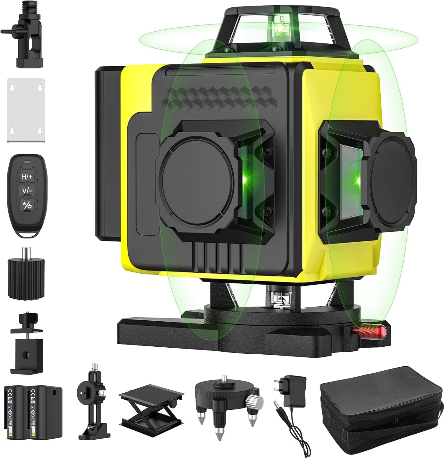 Nivel láser autonivelante 360° X 4 16 líneas