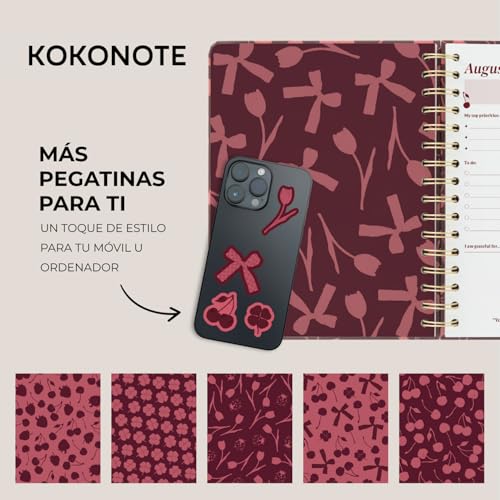 Thumbnail 3 de Kokonote Agenda 2026–2027 Semana Vista A5 Cherry