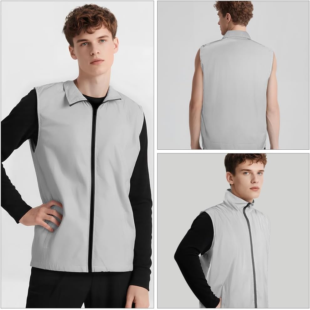 Thumbnail 5 de BSBUY Veste sans manches vélo Gilet réfléchissant Haute Visibilité