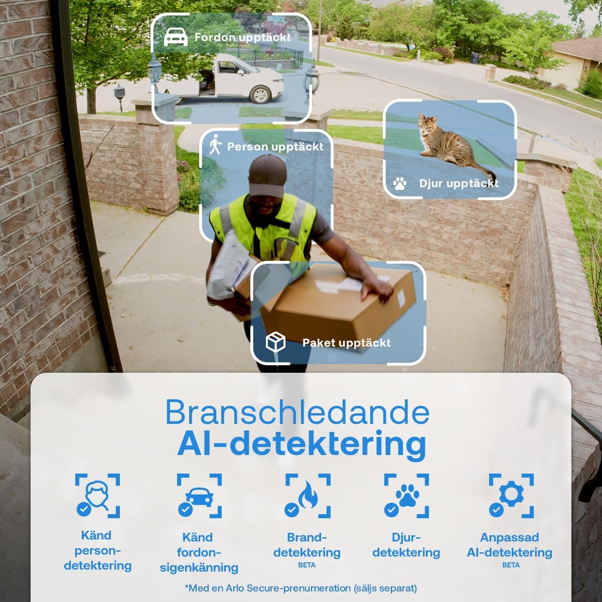 Detalle 2 de Arlo 06-UW49-7LWF Essential 3 Outdoor 2K – utomhuskamera med färgnattseende