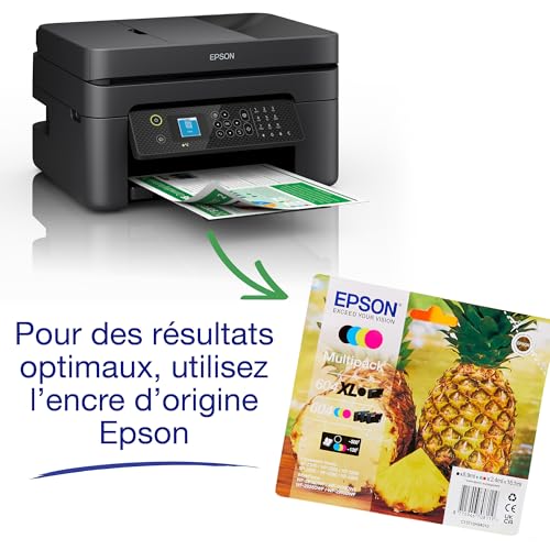 Detalle de Epson Workforce WF-2930DWF : Imprimante 4-en-1 compacte et économique avec Wi-Fi
