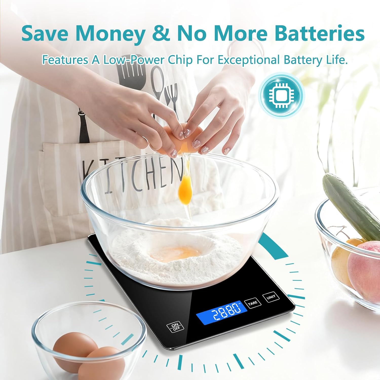 Detalle 1 de Digital Kitchen Scale 15kg