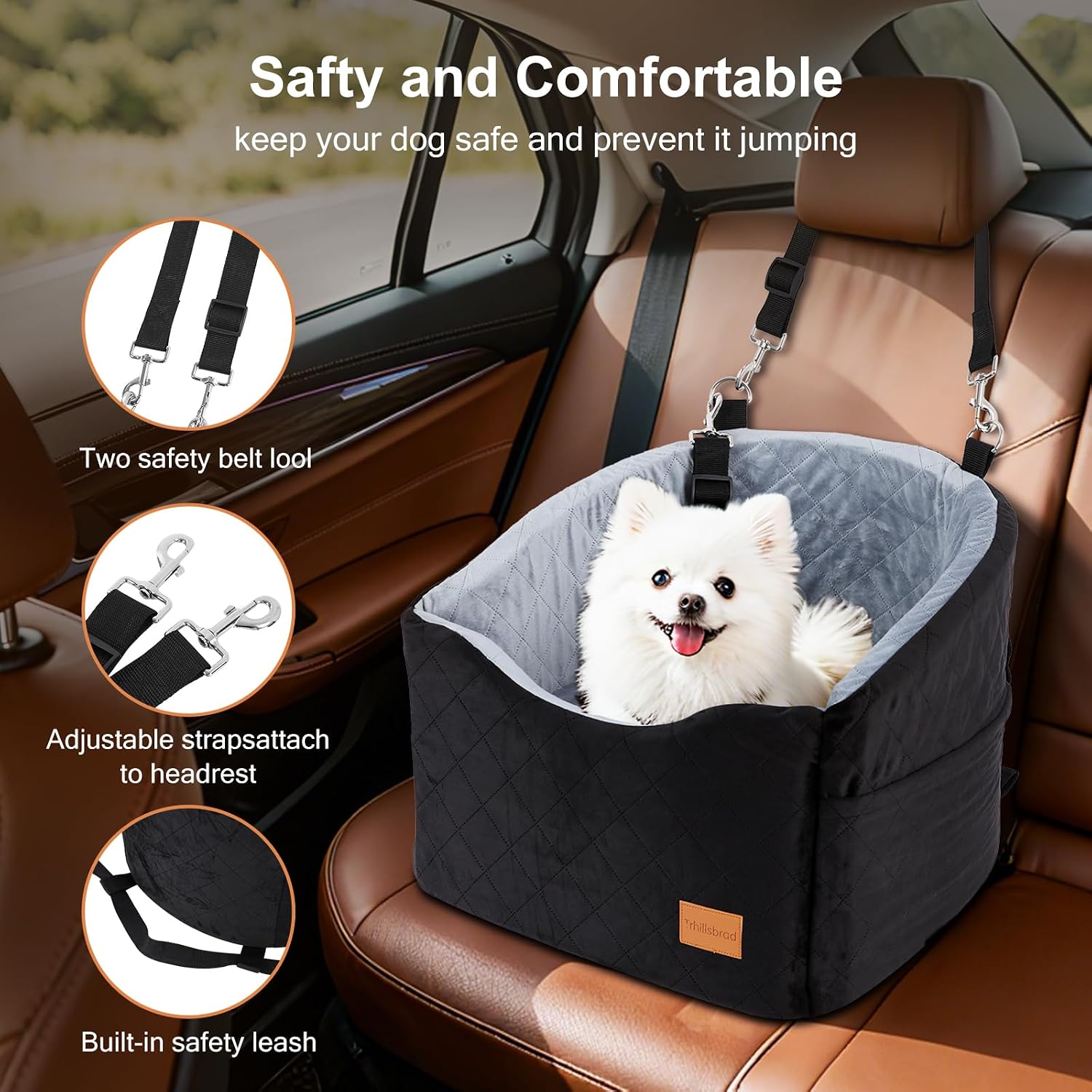 Detalle 2 de Trhillsbrad Siège pour chien 13,6 kg