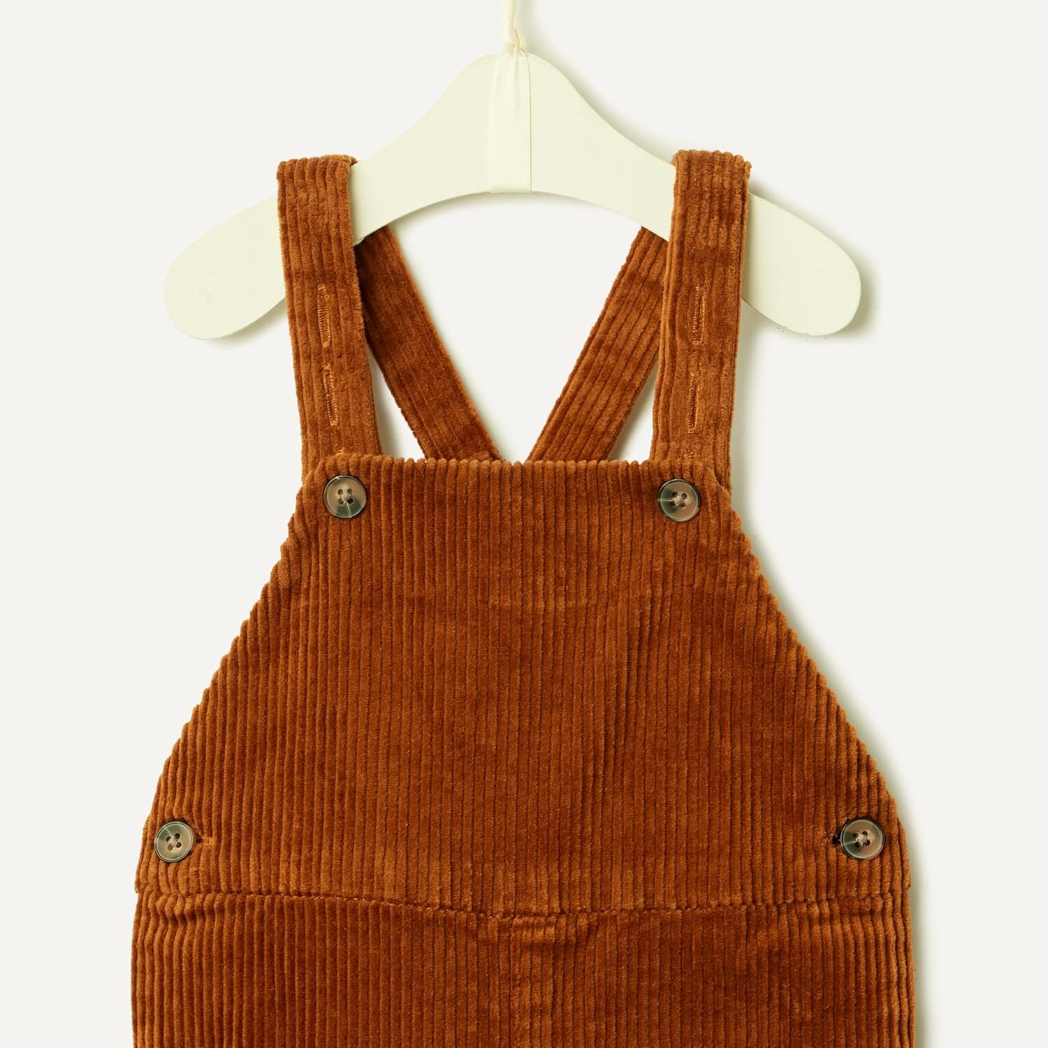 Detalle de Amazon Essentials x Sofia Grainge Toddler & Baby Boys' Corduroy Bib Overalls