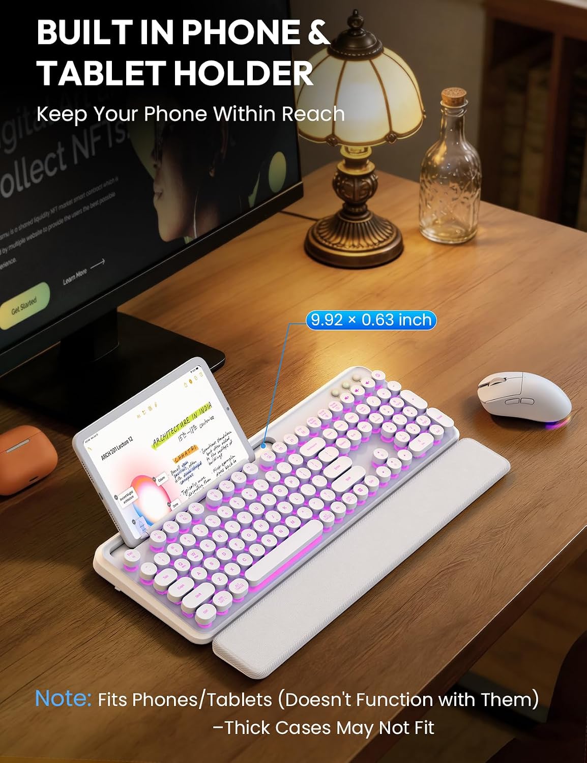 Detalle 2 de SABLUTE Wireless Keyboard and Mouse Set, 2.4GHz