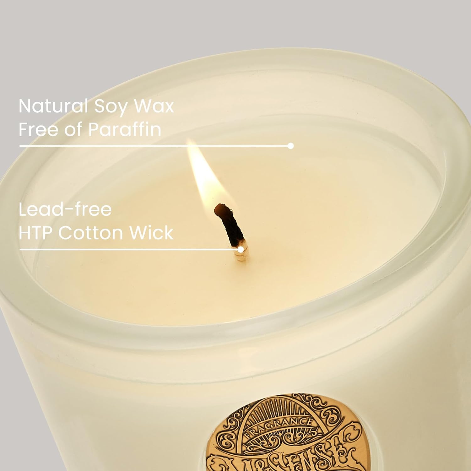 Thumbnail 6 de M&SENSE Scented Candles 260g Vanilla Dream – Natural Soy Wax, 55 Hours Burn Time