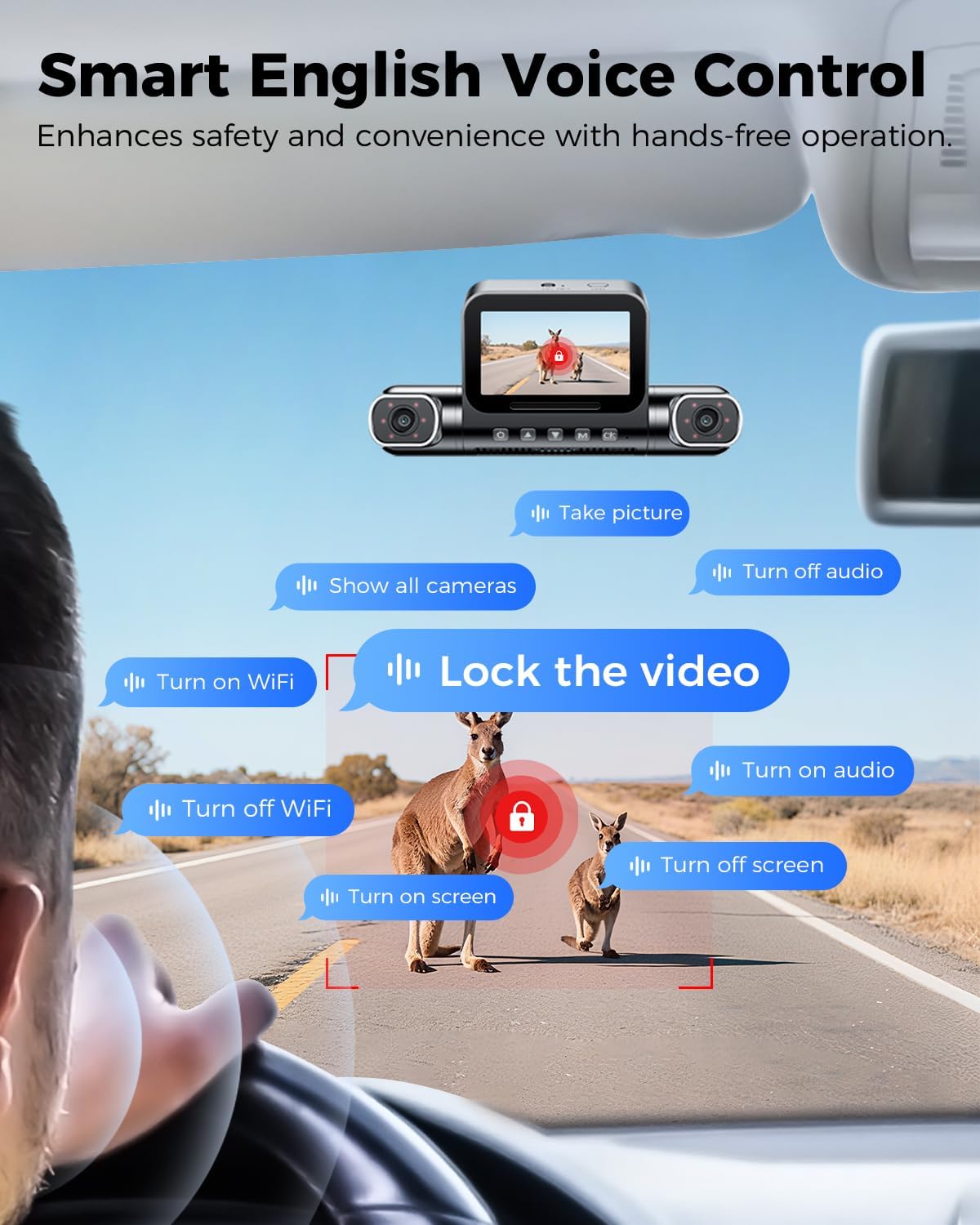 Thumbnail 6 de AZDOME M660 Dashcam 4 canales 128 GB