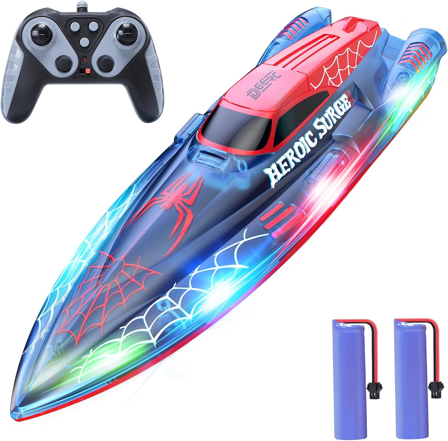 Detalle de DEERC 13 inch Remote Control Boat 40 min