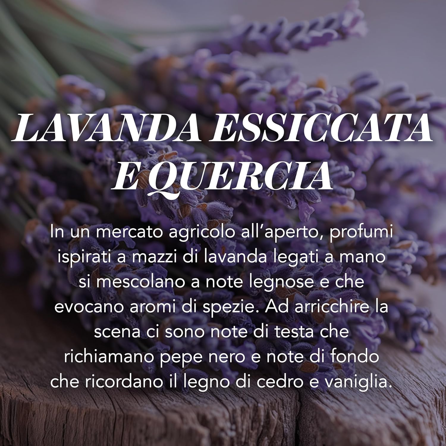 Detalle 2 de Yankee Candle Lavanda Essiccata e Quercia Candela a lunga combustione